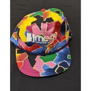 Merge Computer‎ Group Inc Adjustable Snapback Hat Baseball Cap Vintage 90s
